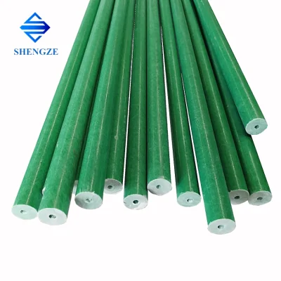 GRP Pultruded Solid FRP Round Pole Fiberglass Rod Profiles for Snow Stake/Plant Support/Flag Stick/Fishing