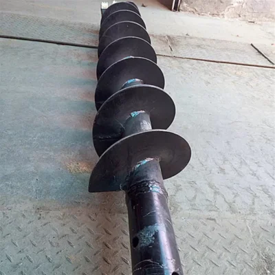 Screw Pile Installation Spiral Drilling Machine Earth Auger Wear Resistance Pipe